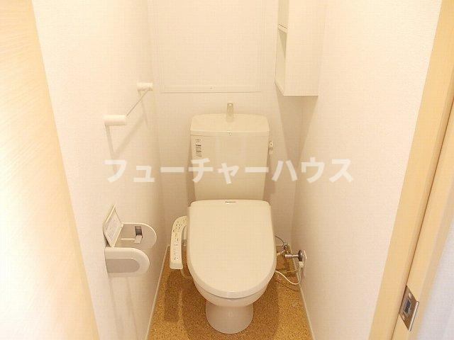ルミナスＢのトイレ|落ち着いたトイレです