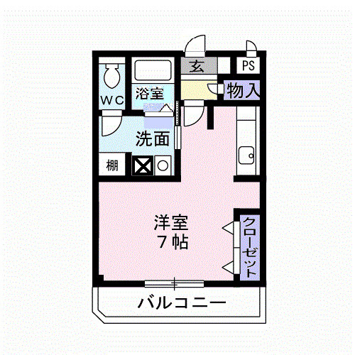 【間取り】 | ベルコーポ