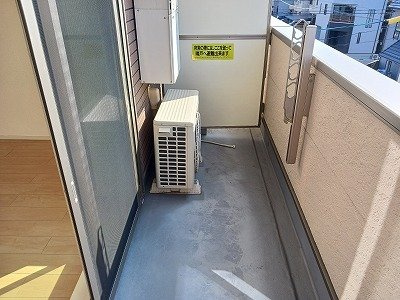 コンフォート・テラスのバルコニー