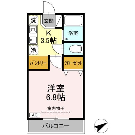 【間取り】 | ウェール-飛田給1丁目-