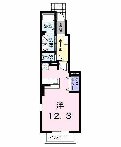 サニー　クレメント　Ⅱの間取り