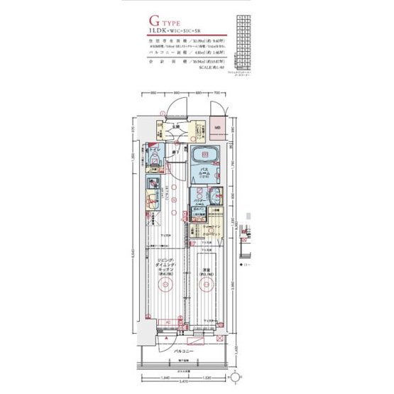 【間取り】 | エステムコート名古屋TWIN　WEST