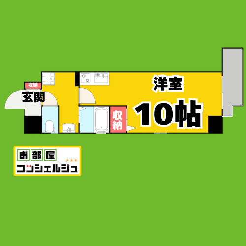 HF名駅北レジデンス　EASTの間取り