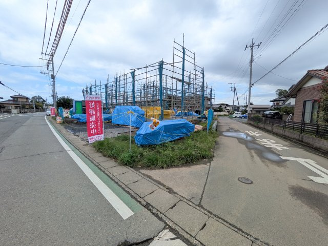 水戸市内原町　1期　新築戸建て　2号棟の前面道路含む現地写真|陽当たりや敷地の広さをご確認できます！
本日のご見学も可能です♪
お気軽にお電話またはお問い合わせください。