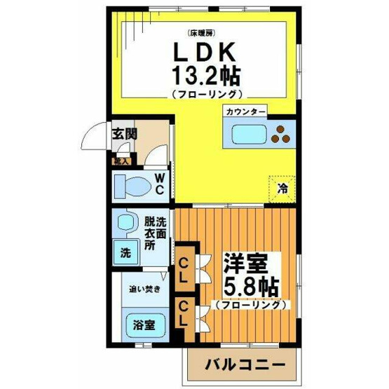 【間取り】 | メゾンソレイユ-北沢5丁目-