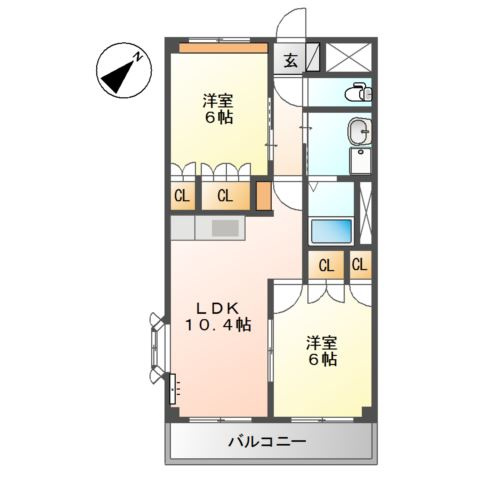 ソレイユの間取り
