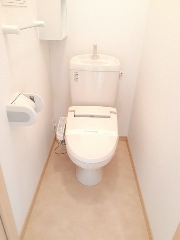 メゾン山中　Ｂのトイレ|トイレもきれいです