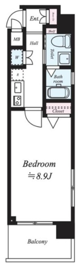 【間取り】 | ディナスティ松屋町ⅠⅠ