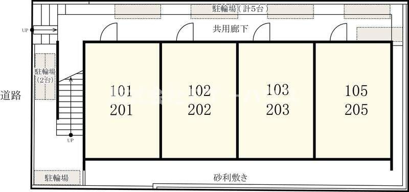 リブリ・lanaleaの区画図