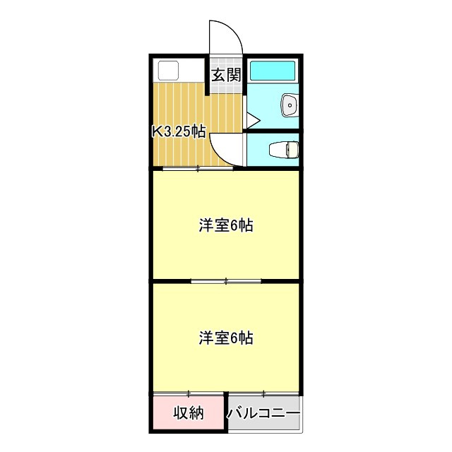 サンハイツAの間取り