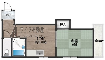 ロイヤル神路Iの間取り