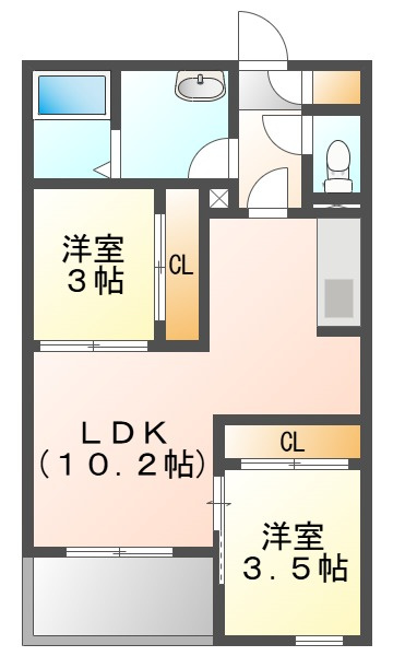 仮称）ＲＥＧＡＬＥＳＴ富田３の間取り