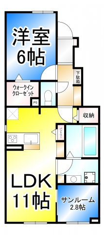 フィオーレ・コニファーの間取り