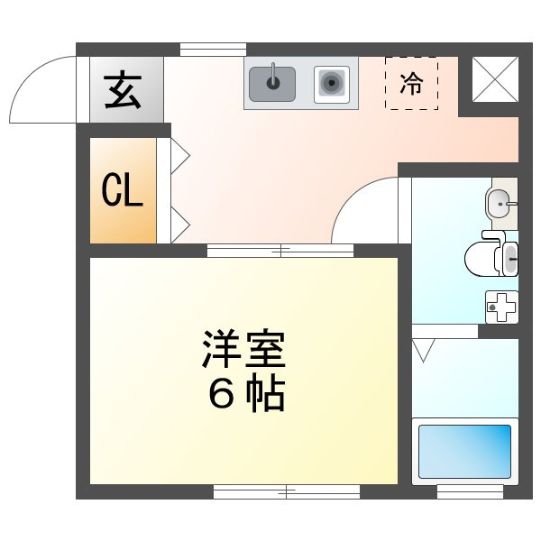 東宅ハイツ潮見が丘B棟の間取り