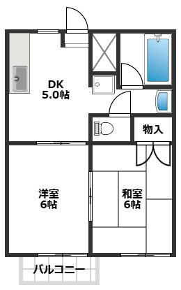 【間取り】 | ラフォーレ田中
