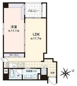 朝日サテライト六本木の間取り