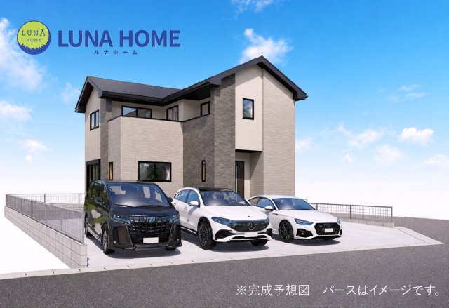 牛久市南19期　新築戸建の完成予想図|ご希望物件まとめてのご案内も可能です♪お気軽にお申し付けください！