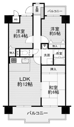 【間取り】 | サンレスポアール