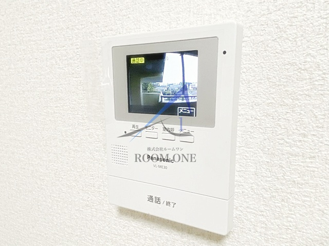 リオ梶ヶ谷のセキュリティ|モニター付きインターホンです。
