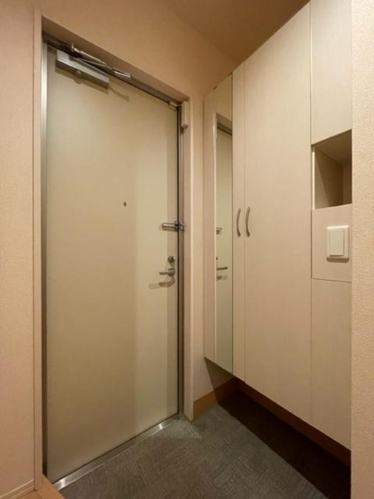 クレールAの玄関