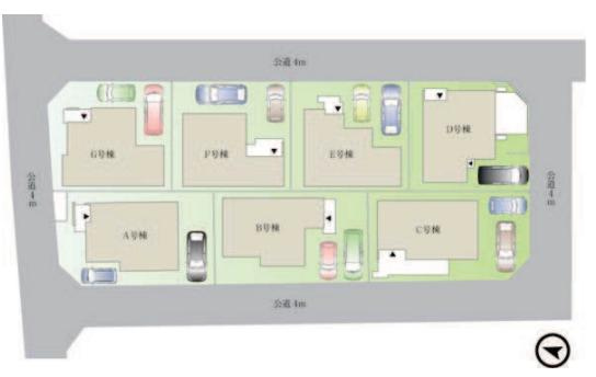 大宮南中野の区画図
