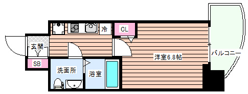 【間取り】 | セレニテ江坂グランデ