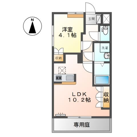 ローズガーデン長塚Ⅱの間取り