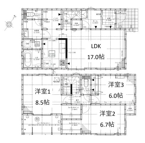 【間取り】 | 清水区石川新町01期　新築戸建　全1棟
