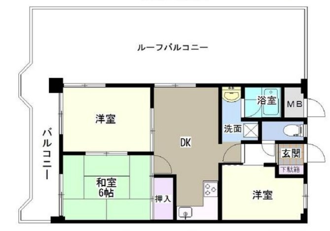 グリーンハイツ青木の間取り