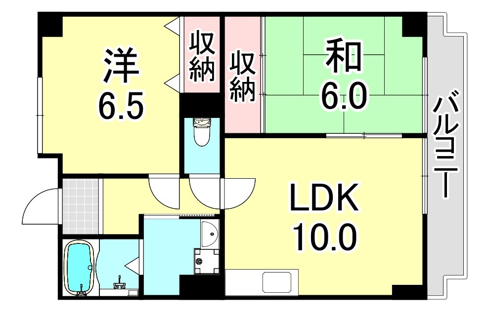 ミリオンベル神戸の間取り