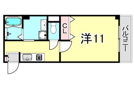 メルヴェイユドミールの間取り