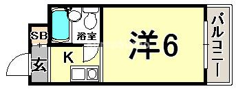 コスモメイト北野の間取り