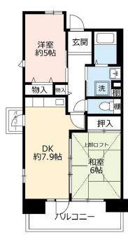 UR浜甲子園さくら街　13号棟の間取り