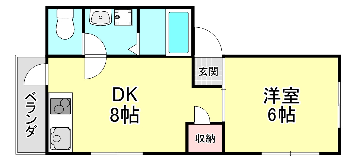 マンションシナーラの間取り