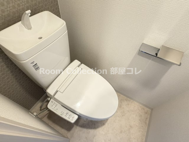 エスリード池下レスティアのトイレ|※同物件他部屋写真
反転、色違いの場合有
現況優先