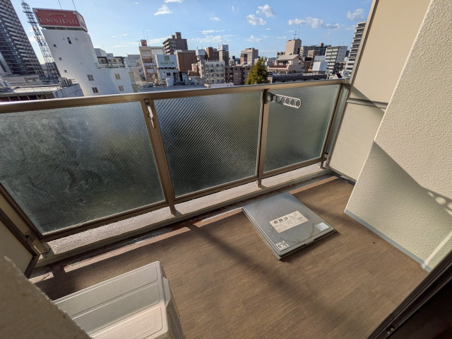 ルラシオン岡山野田屋町のバルコニー