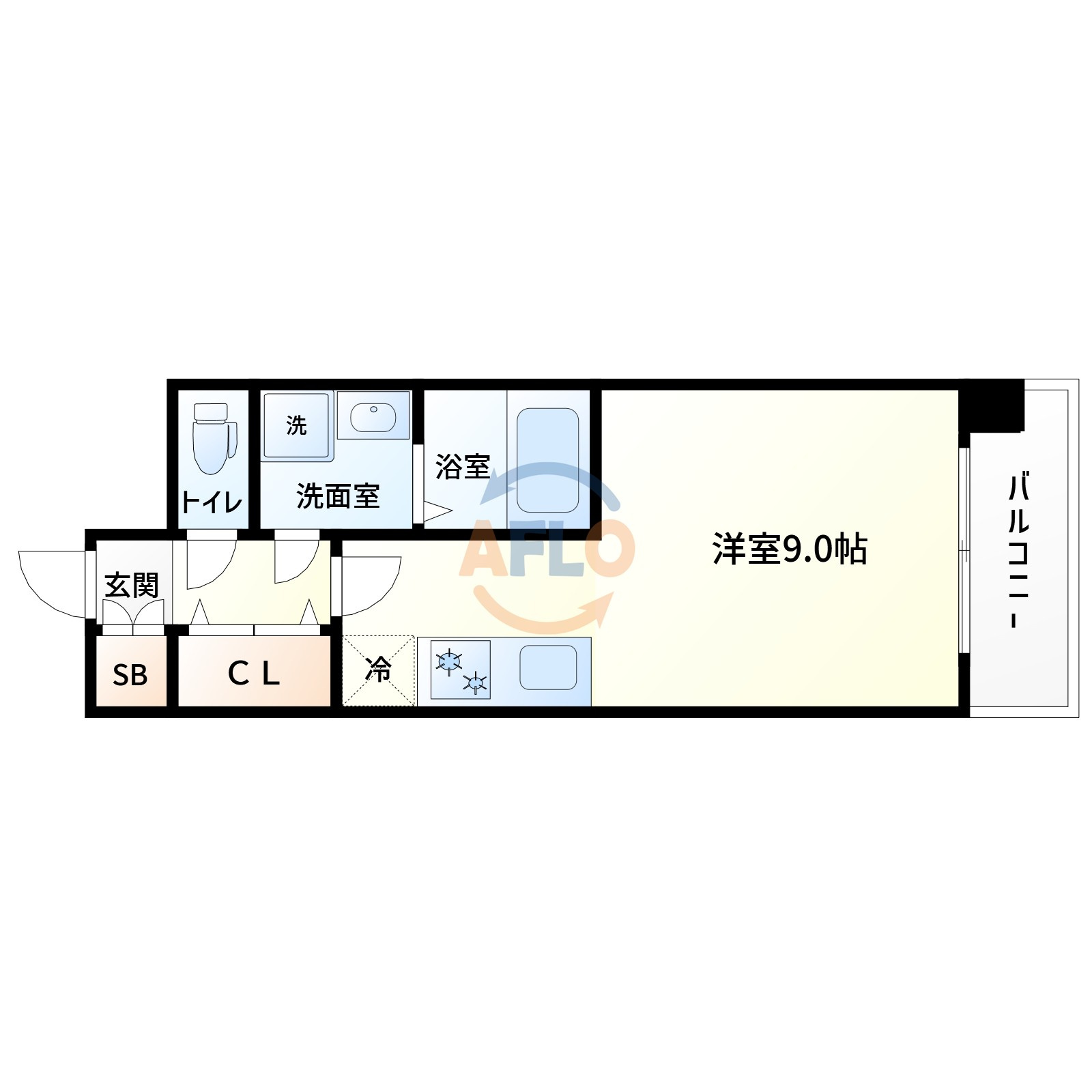 アドバンス新大阪Ⅲの間取り|間取り