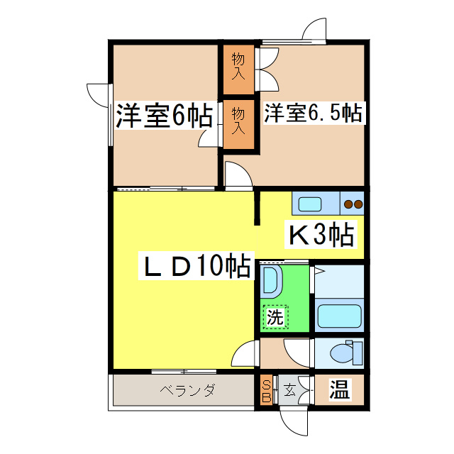 ハイツエミールⅠの間取り