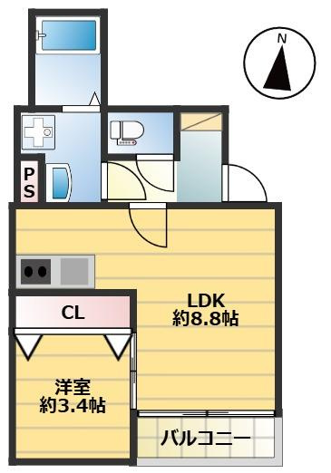 【間取り】 | カーサコリーナ折尾