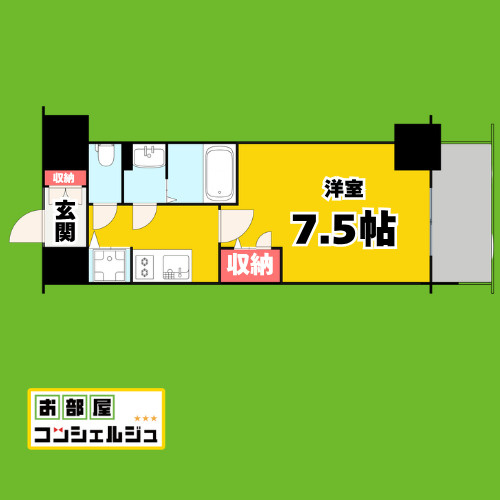 エスリード大須プレシアの間取り