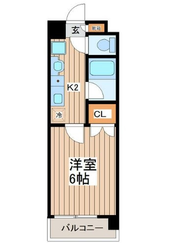 モンシェール吾妻橋の間取り