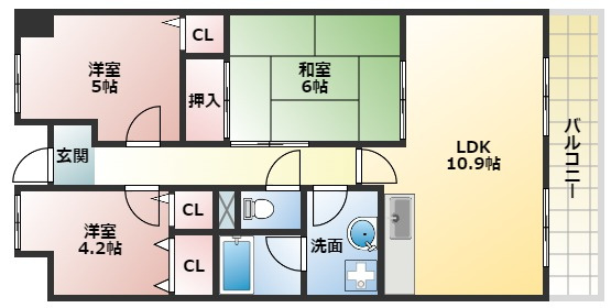【間取り】 | Serie天王寺東