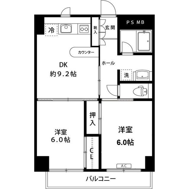 ヴェルドミール梶ヶ谷の間取り