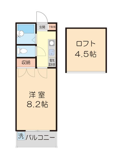 【間取り】 | フラットウエスト2(フラットウエストツー)