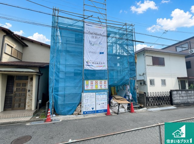 明石市二見町福里　第9期　新築一戸建ての外観|周辺は落ち着いた街並みの住宅地！子育てがしやすい住環境です！まだ未完成ですが、現地でしかわからない事もございます。是非一度ご覧ください。