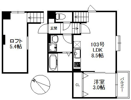 【間取り】 | アールエスコート 509