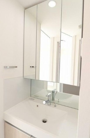 荒川区西日暮里２丁目の賃貸マンションの洗面所
