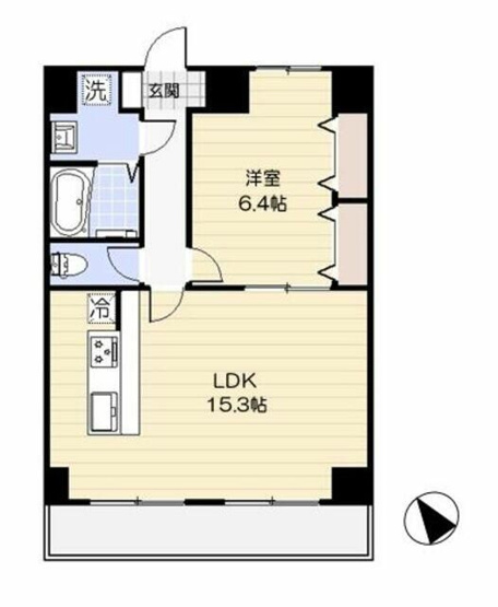 【間取り】 | ブランドール壱番館(ブランドールイチバンカン)