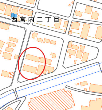 新潟県長岡市　1棟アパートの地図