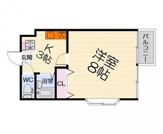 【間取り】 | ソラール羽衣